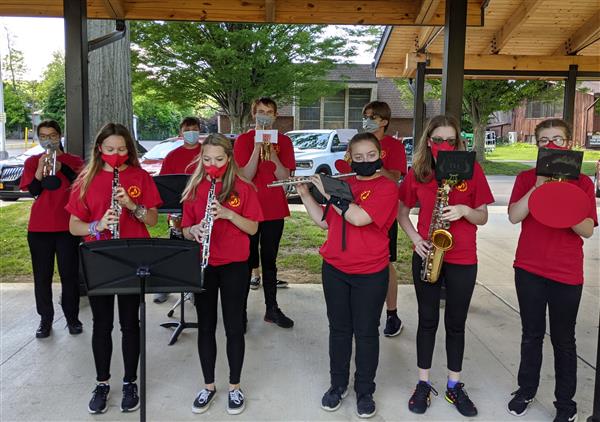 The Band Play The Star Spangled banner